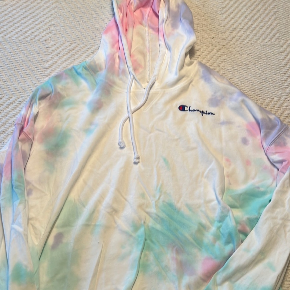 Champion cropped hoodie
